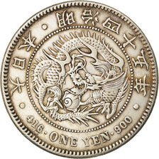 Münze, Japan, Mutsuhito, Yen, 1912, SS, Silber, KM:A25.3