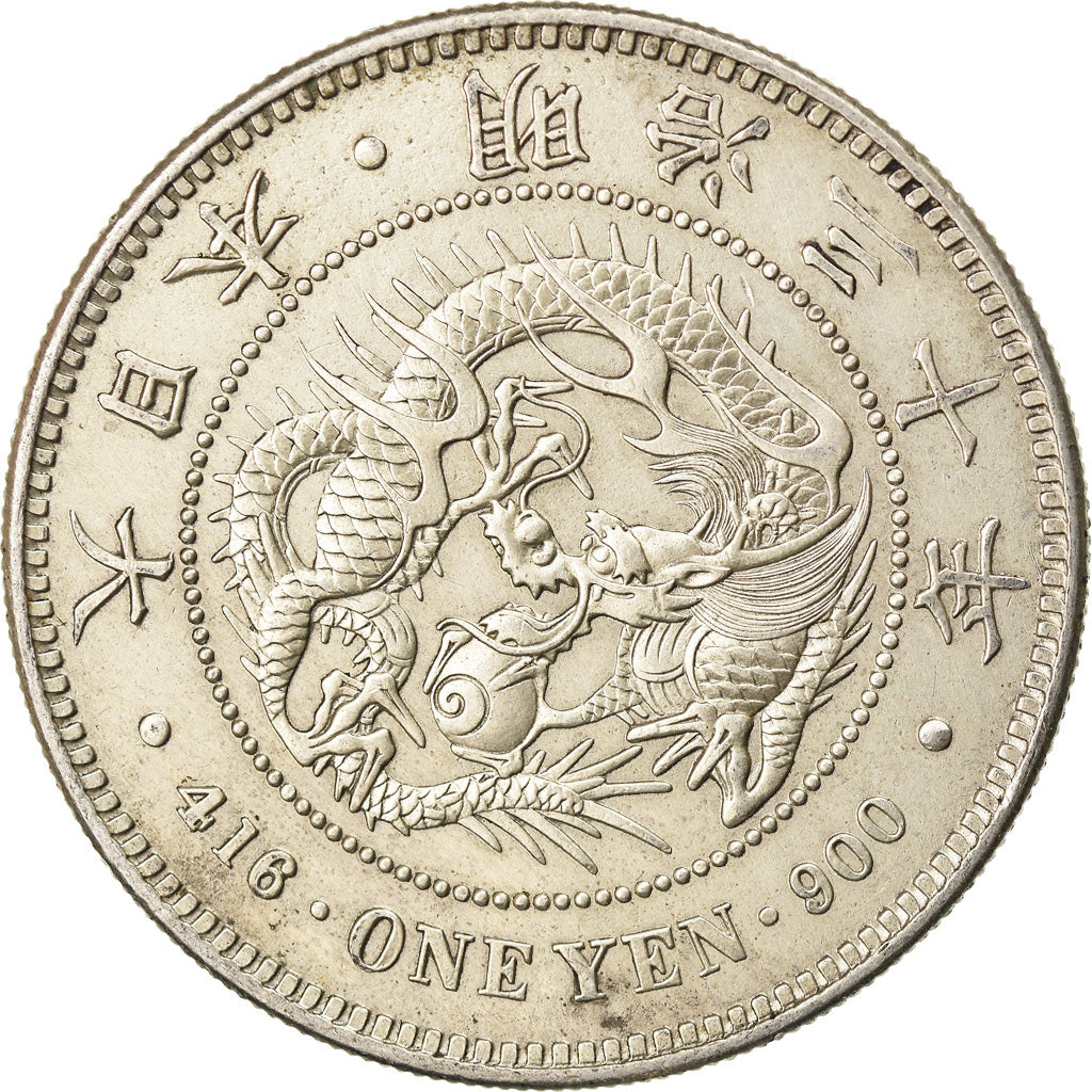 Moneta, Giappone, Mutsuhito, Yen, 1897, SPL-, Argento, KM:A25.3