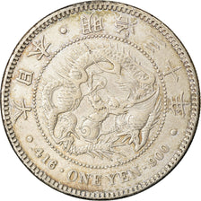 Moneta, Giappone, Mutsuhito, Yen, 1897, BB+, Argento, KM:A25.3