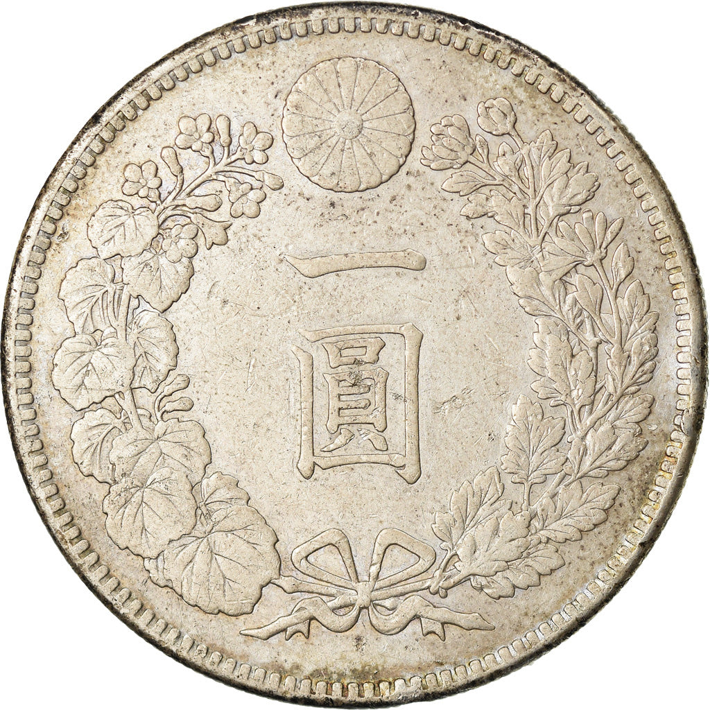 Moneta, Giappone, Mutsuhito, Yen, 1897, BB+, Argento, KM:A25.3