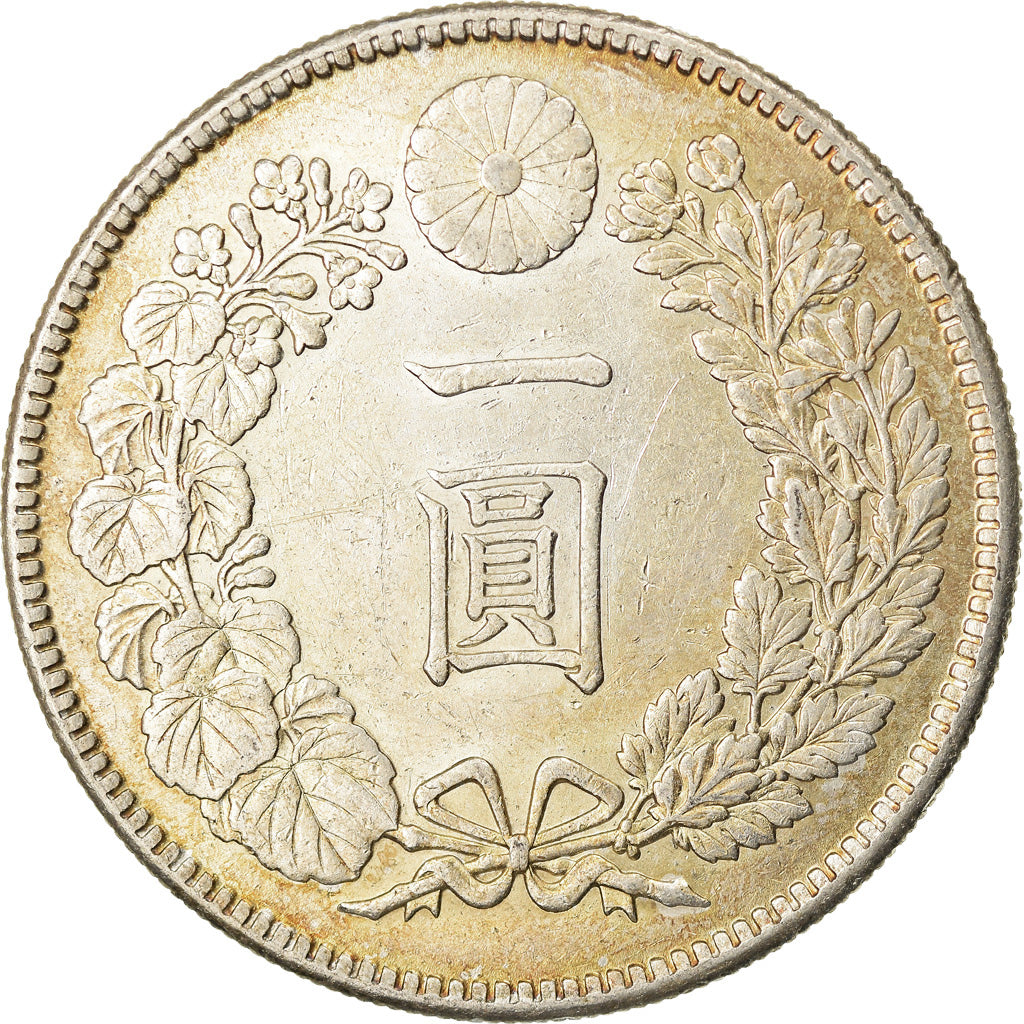 Moneta, Giappone, Mutsuhito, Yen, 1912, SPL-, Argento, KM:A25.3