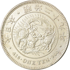 Moneta, Giappone, Mutsuhito, Yen, 1896, SPL-, Argento, KM:A25.3