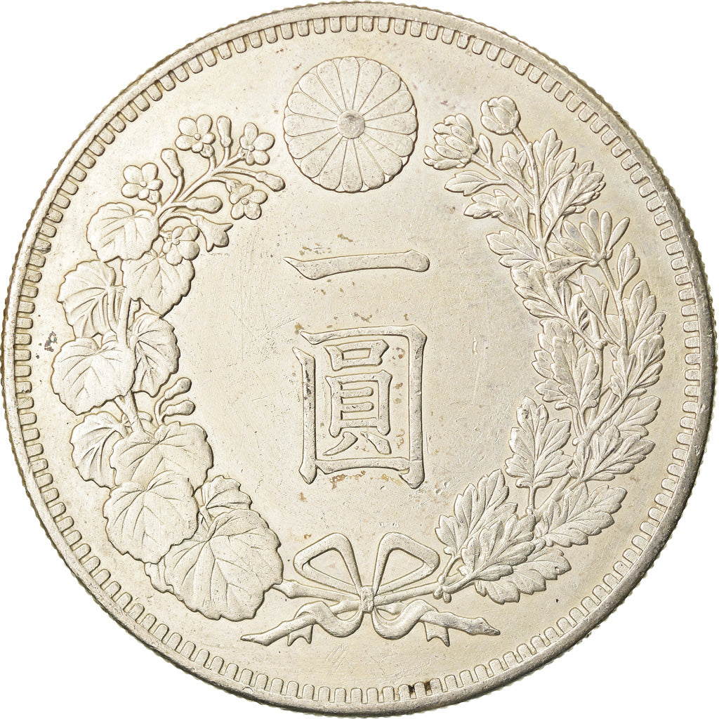 Moneta, Giappone, Mutsuhito, Yen, 1896, SPL-, Argento, KM:A25.3
