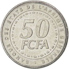CENTRAL AFRICAN STATES, 50 Francs, 2006, Paris, KM #21, MS(63), Stainless...