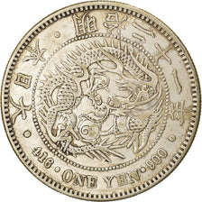 Moneta, Giappone, Mutsuhito, Yen, 1888, BB, Argento, KM:A25.3