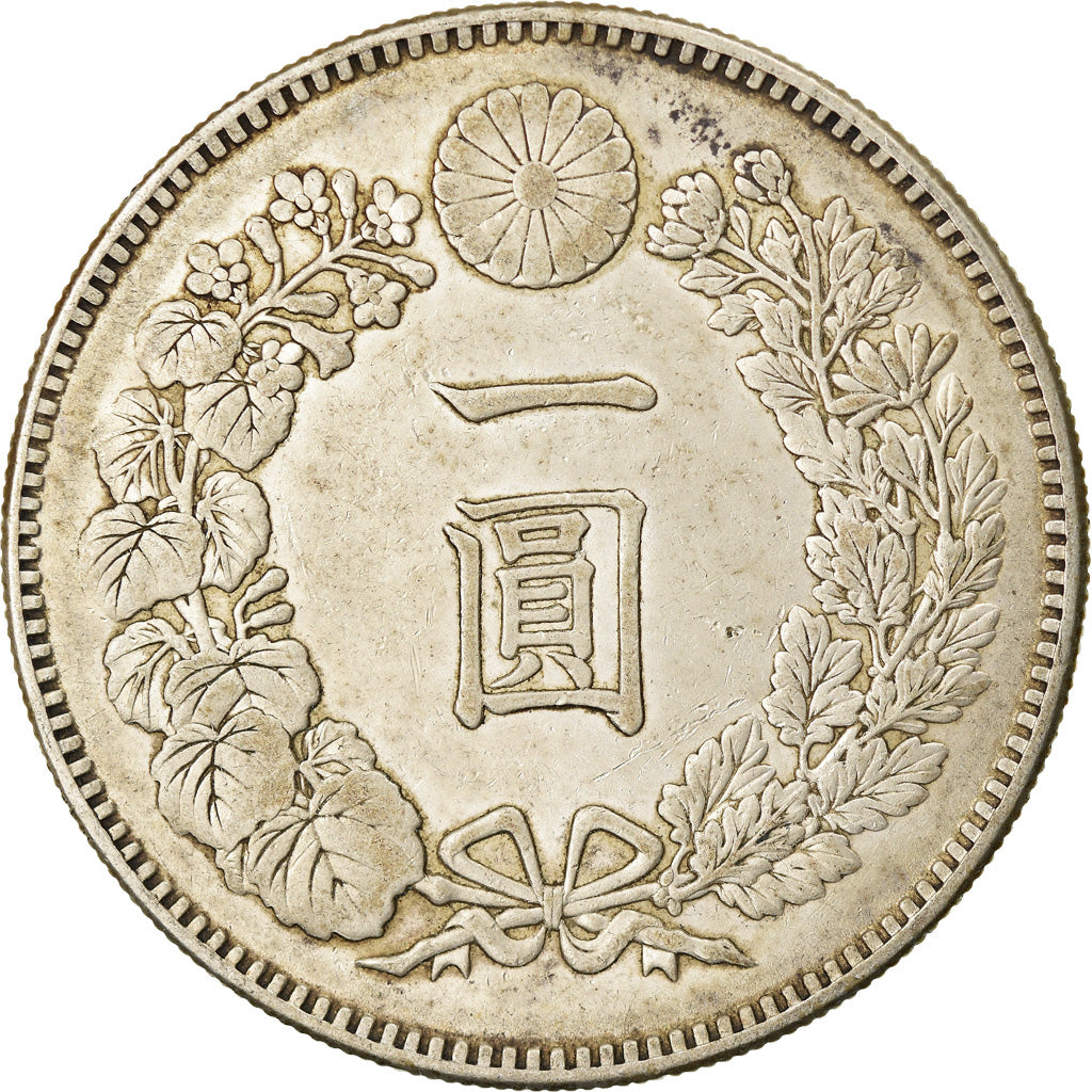 Moneta, Giappone, Mutsuhito, Yen, 1888, BB, Argento, KM:A25.3
