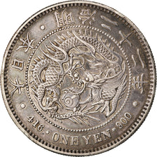 Moneta, Giappone, Mutsuhito, Yen, 1889, SPL-, Argento, KM:A25.3
