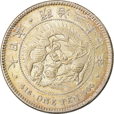 Coin, Japan, Mutsuhito, Yen, 1904, AU(55-58), Silver, KM:A25.3