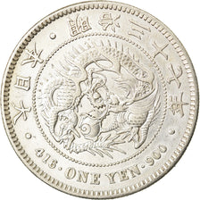 Moneta, Giappone, Mutsuhito, Yen, 1904, BB+, Argento, KM:A25.3