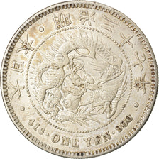 Moneta, Giappone, Mutsuhito, Yen, 1904, BB+, Argento, KM:A25.3