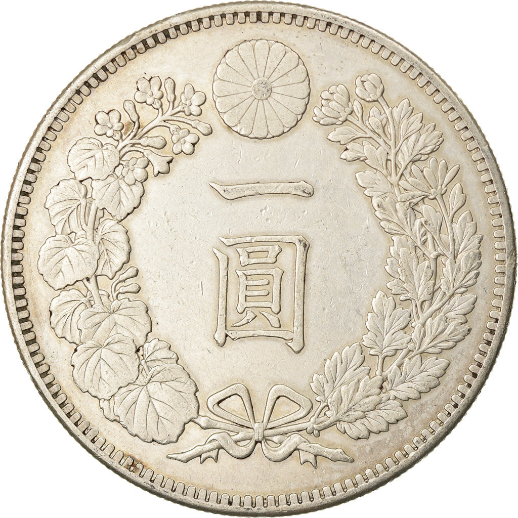 Moneta, Giappone, Mutsuhito, Yen, 1895, SPL-, Argento, KM:A25.3