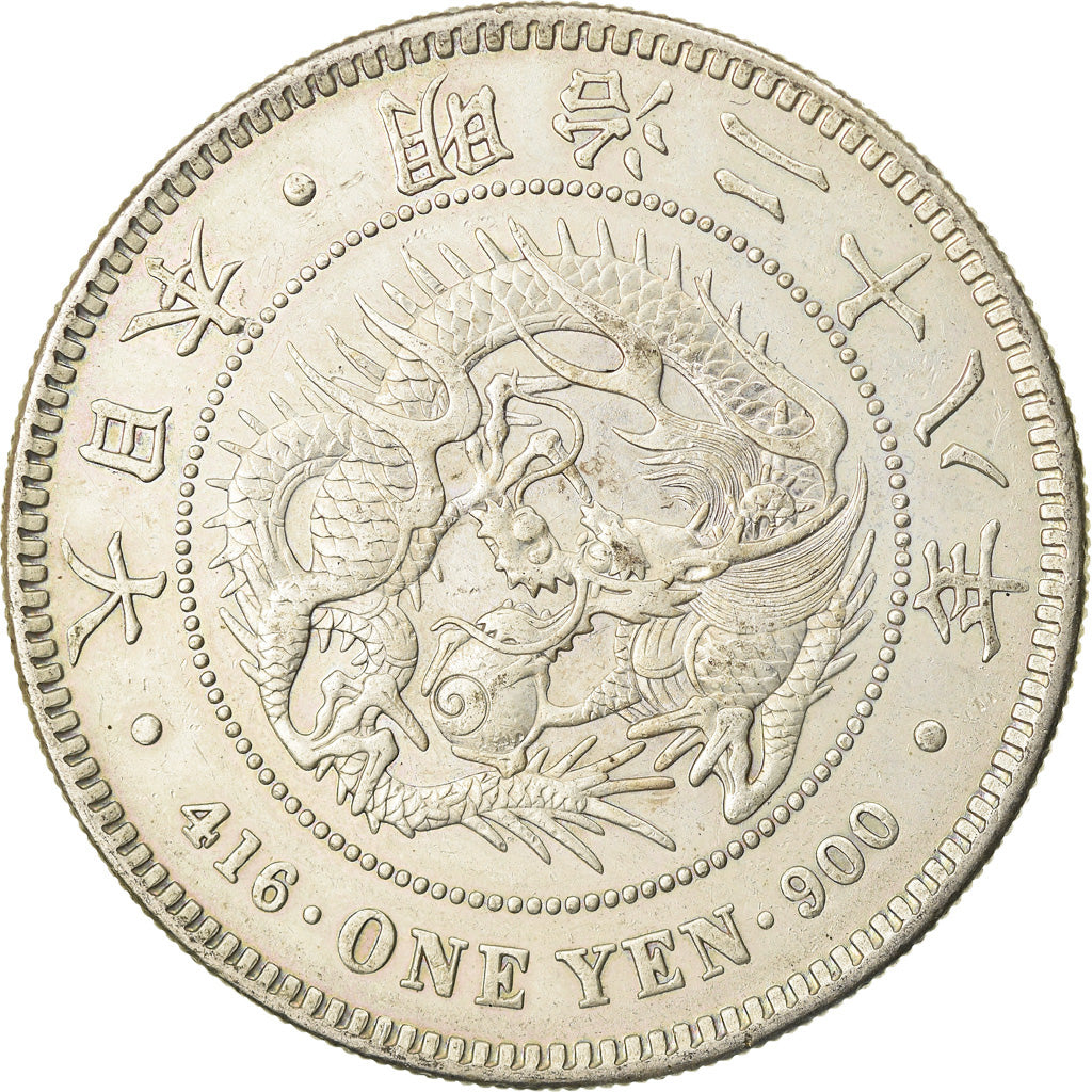 Monnaie, Japon, Mutsuhito, Yen, 1895, TTB+, Argent, KM:A25.3