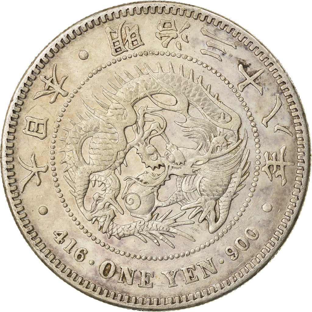 Monnaie, Japon, Mutsuhito, Yen, 1905, SUP, Argent, KM:A25.3