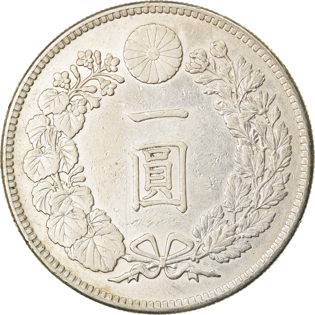 Moneta, Giappone, Mutsuhito, Yen, 1905, BB+, Argento, KM:A25.3