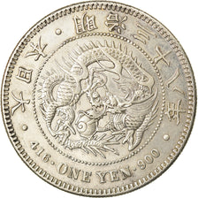 Coin, Japan, Mutsuhito, Yen, 1905, AU(50-53), Silver, KM:A25.3