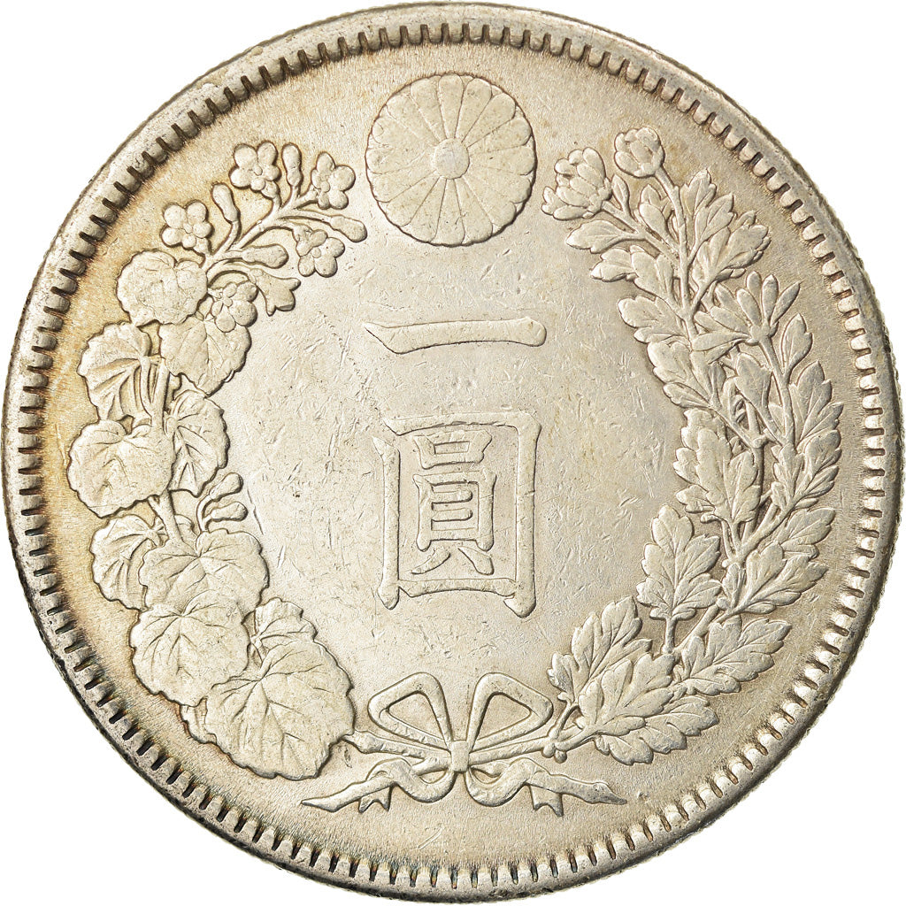 Moneta, Giappone, Mutsuhito, Yen, 1905, BB+, Argento, KM:A25.3