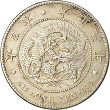 Coin, Japan, Yoshihito, Yen, 1914, AU(50-53), Silver, KM:38