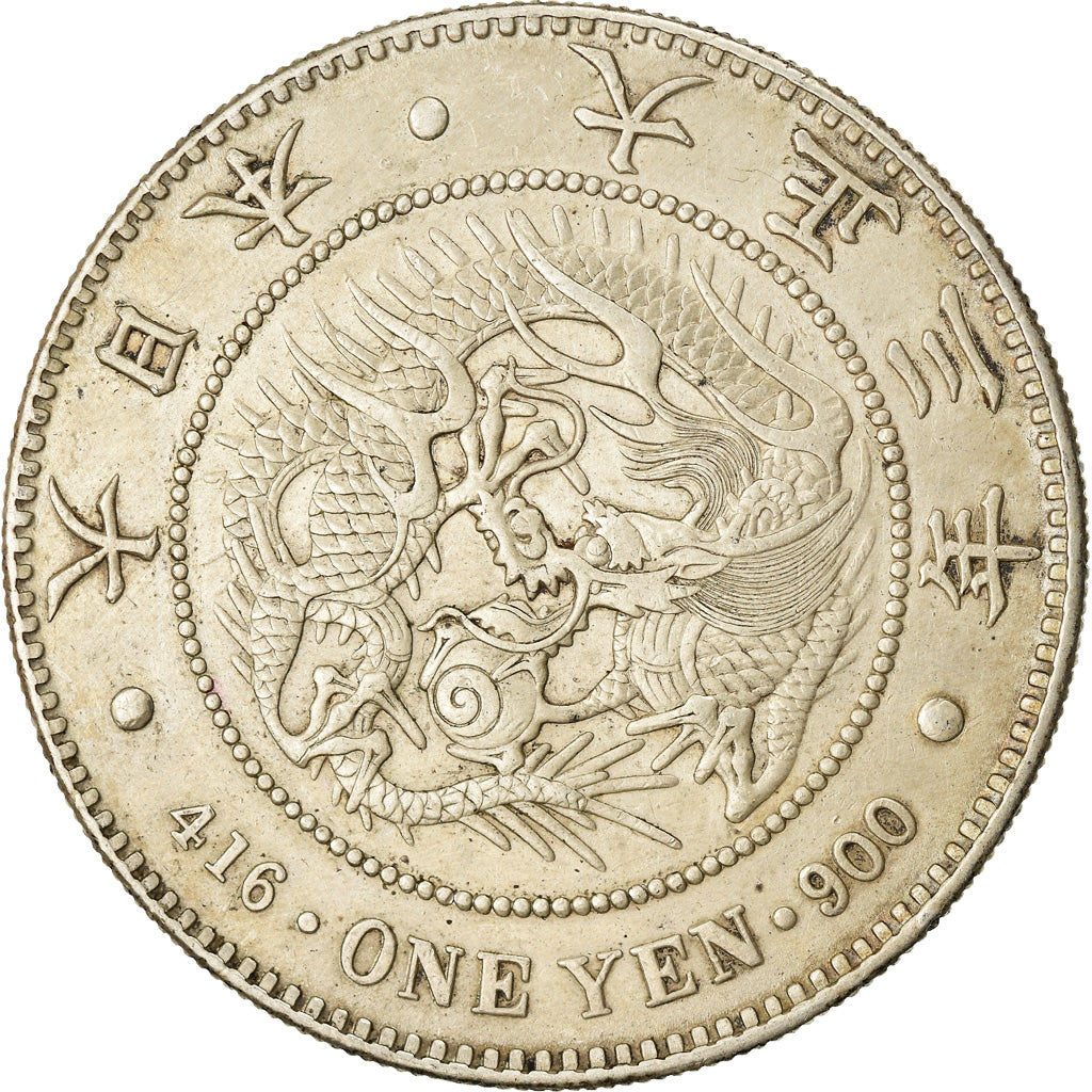 Monnaie, Japon, Yoshihito, Yen, 1914, TTB+, Argent, KM:38