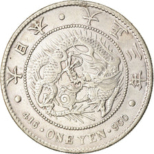 Moneta, Giappone, Yoshihito, Yen, 1914, BB, Argento, KM:38