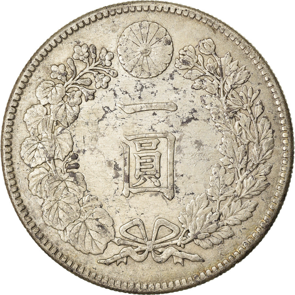 Moneta, Giappone, Yoshihito, Yen, 1914, BB, Argento, KM:38