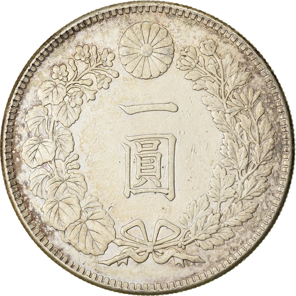 Moneta, Giappone, Yoshihito, Yen, 1914, BB, Argento, KM:38