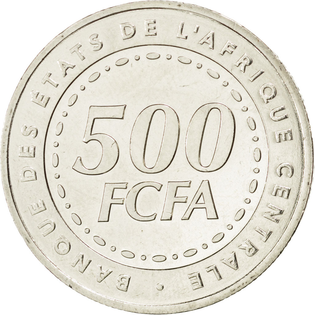 Stati dell’Africa centrale, 500 Francs, 2006, SPL, Rame-nichel, KM:22