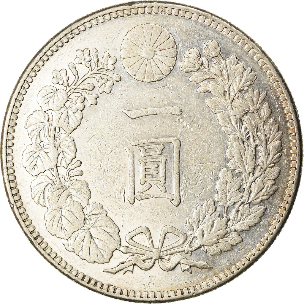 Moneta, Giappone, Yoshihito, Yen, 1914, SPL-, Argento, KM:38
