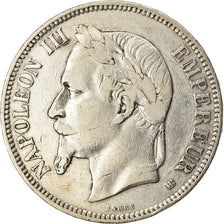 Munten, Frankrijk, Napoléon III, 5 Francs, 1869, Strasbourg, FR+, Zilver
