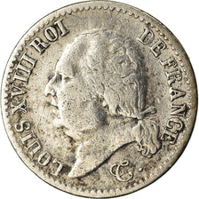 Munten, Frankrijk, Louis XVIII, Louis XVIII, 1/4 Franc, 1817, Paris, FR+