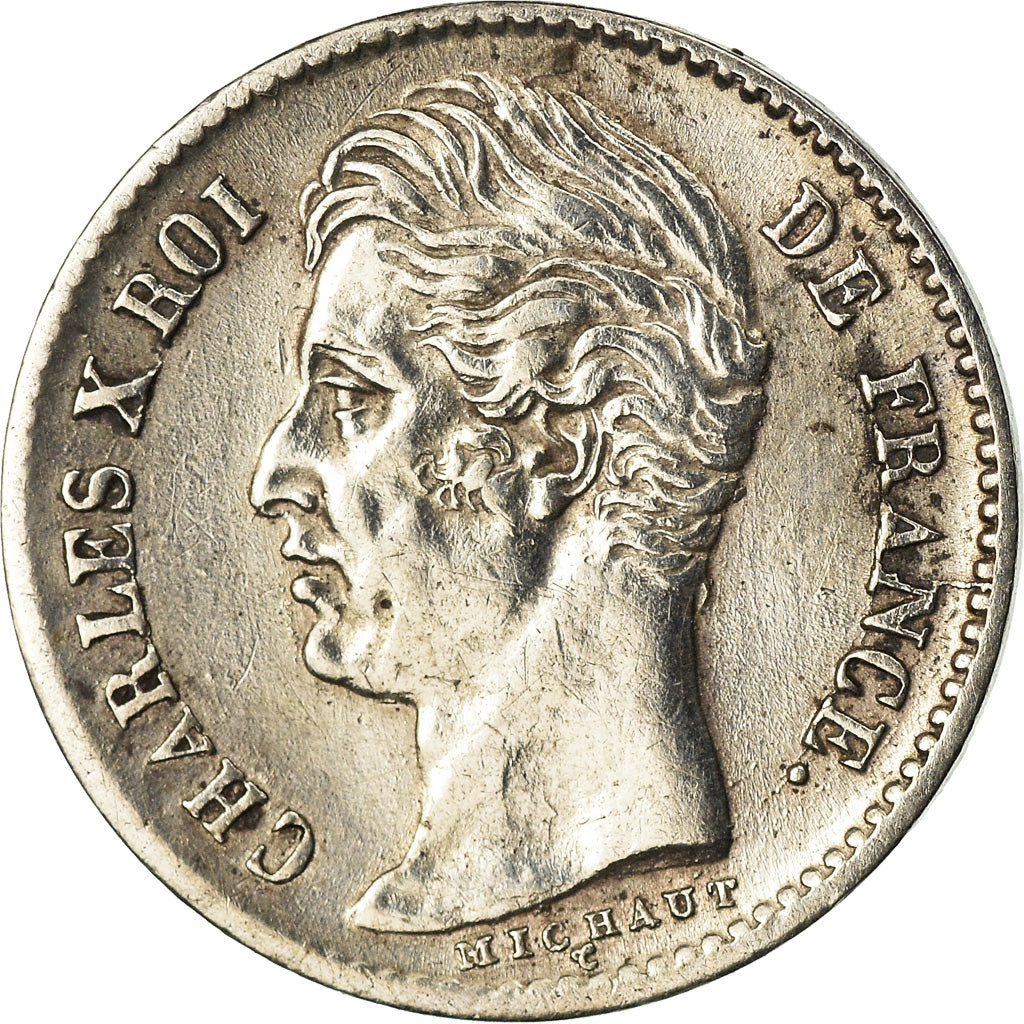 Münze, Frankreich, Charles X, 1/4 Franc, 1830, Paris, SS+, Silber, KM:722.1