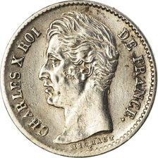 Münze, Frankreich, Charles X, 1/4 Franc, 1830, Paris, SS+, Silber, KM:722.1