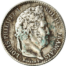 Munten, Frankrijk, Louis-Philippe, 1/4 Franc, 1844, Paris, FR+, Zilver