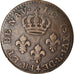 Münze, FRENCH GUIANA, Louis XVI, 2 Sous, 1789, Paris, S+, Billon, KM:1