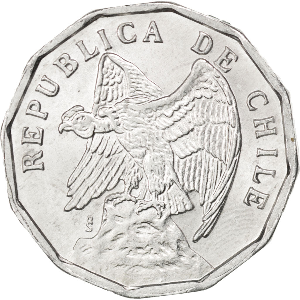 CHILE, 5 Centavos, 1976, KM #204a, MS(63), Aluminum, 21.6, 1.54