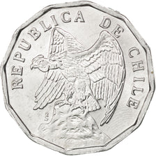 CHILE, 5 Centavos, 1976, KM #204a, MS(63), Aluminum, 21.6, 1.54