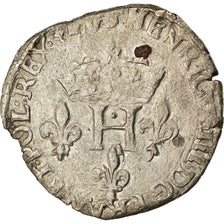 Moneta, Francia, Henri III, Double Sol Parisis, MB+, Biglione