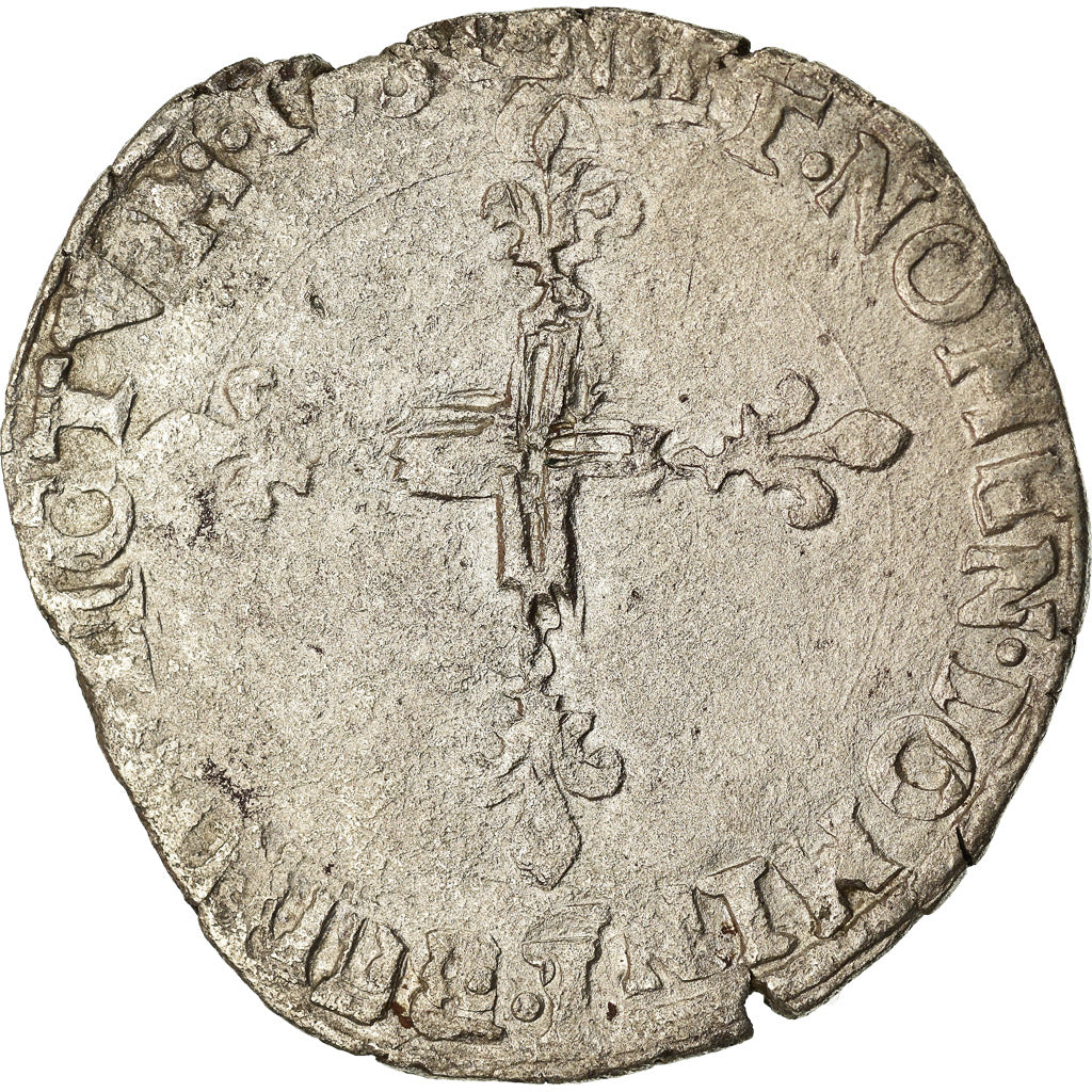 Moneta, Francia, Henri III, Double Sol Parisis, MB+, Biglione
