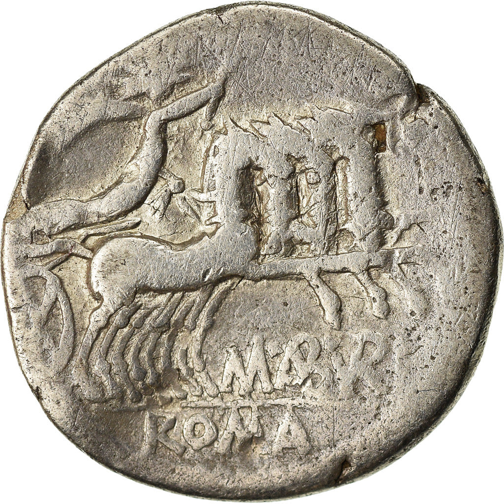 Münze, Aburia, Denarius, 132 BC, Rome, S, Silber, Crawford:250/1
