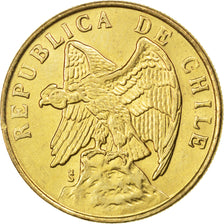 CHILE, 50 Centavos, 1979, KM #206a, MS(63), Aluminum-Bronze, 22.06, 3.92