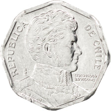CHILE, Peso, 2006, Santiago, KM #231, MS(63), Aluminum, 15.5, 0.69