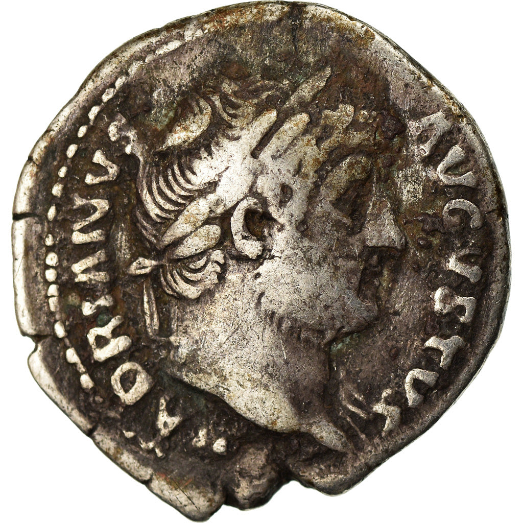Moneta, Hadrian, Denarius, 125-128, Roma, MB+, Argento, RIC:184