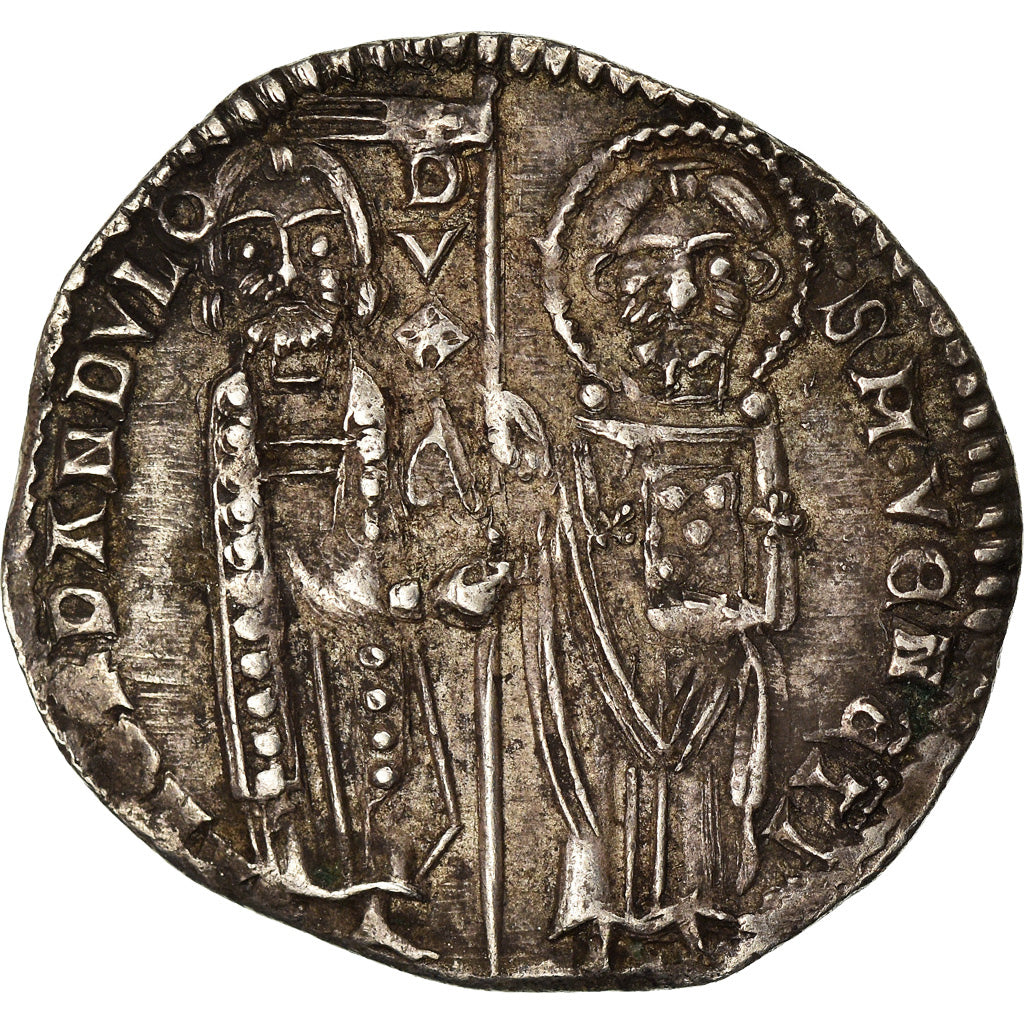 Monnaie, Italie, VENICE, Francesco Dandolo, Grosso, 1328-1339, TTB+, Argent
