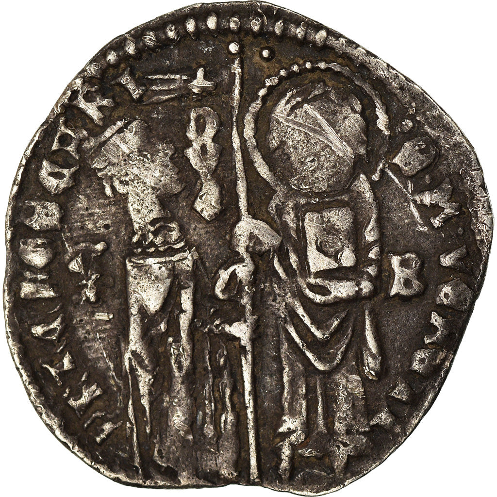 Munten, Italië, VENICE, Francesco Foscari, Grosso, 1423-1457, ZF, Zilver