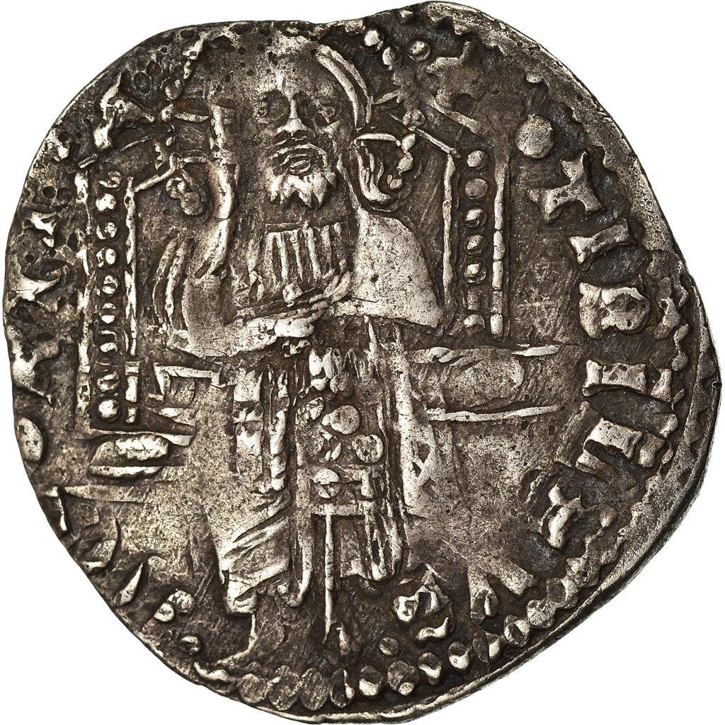 Munten, Italië, VENICE, Francesco Foscari, Grosso, 1423-1457, ZF, Zilver