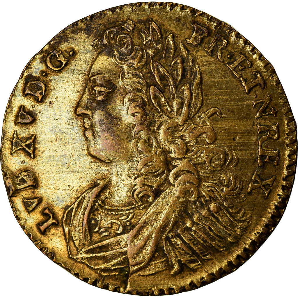 Frankreich, Token, Royal, Louis XV, Nuremberg, SS+, Messing, Feuardent:13230