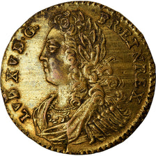 Francja, Token, Królewskie, Louis XV, Nuremberg, AU(50-53), Mosiądz