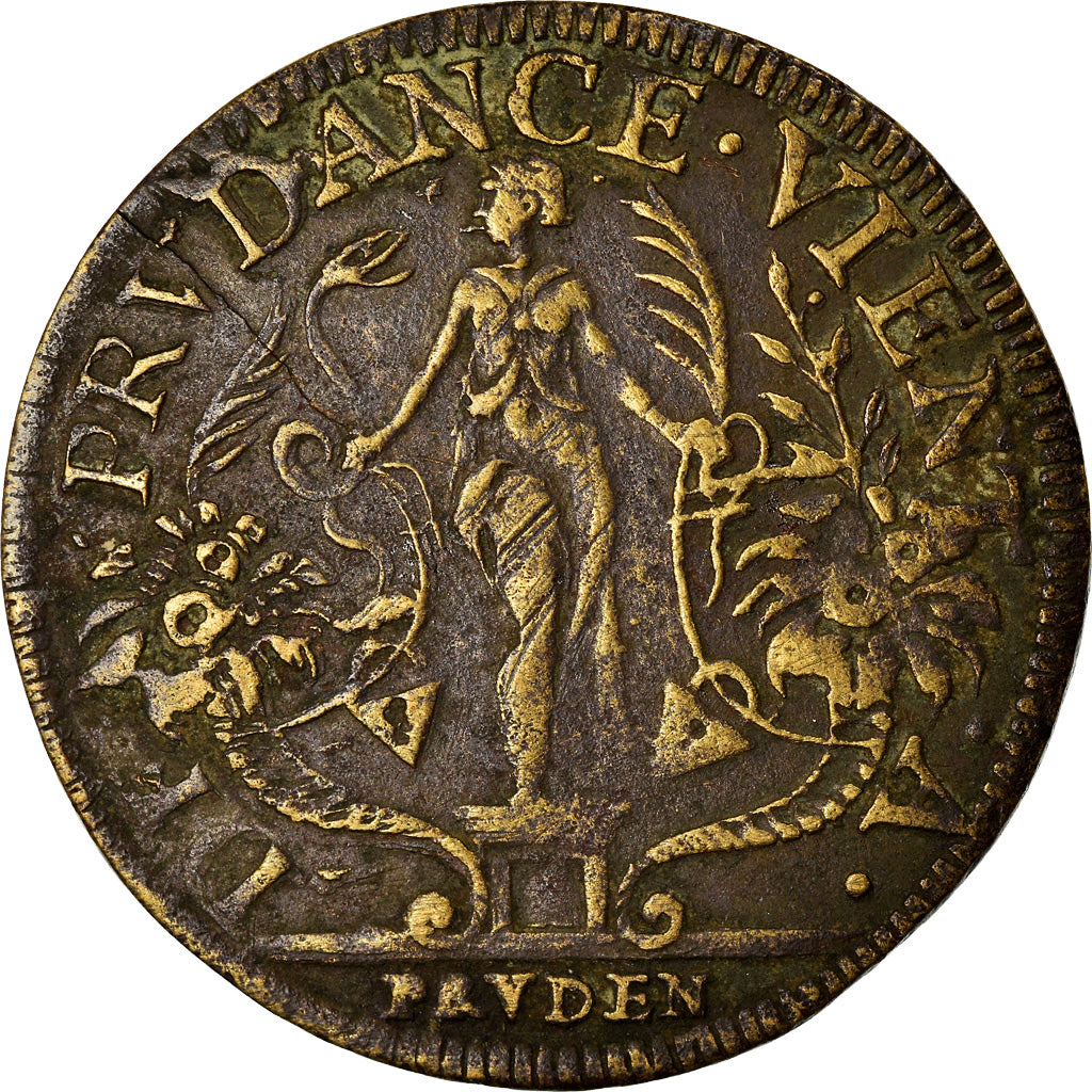 Frankreich, Token, Royal, Charles IX, 1562, SS, Messing