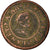 Moneta, Francia, Henri IV, Denier Tournois, 1607, Lyon, MB+, Rame, Sombart:4170