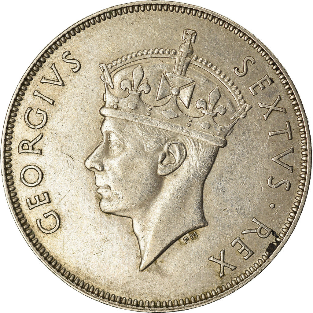 Moneda, ESTE DE ÁFRICA, George VI, Shilling, 1952, MBC+, Cobre - níquel, KM:31