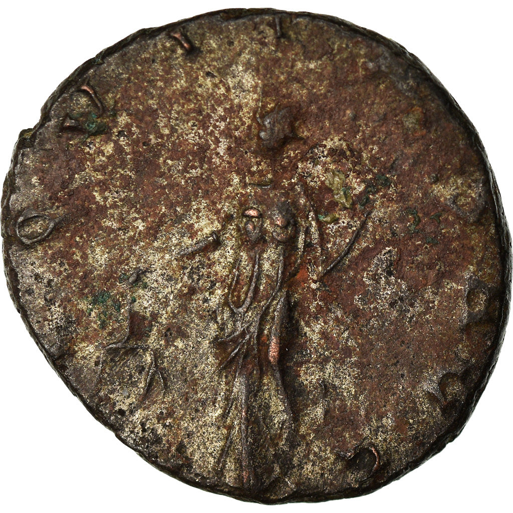 Moneda, Gallienus, Antoninianus, BC+, Vellón, RIC:159